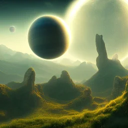 planet, atmosphere, landscape, high detailed, hyperrealisme, sharp focus