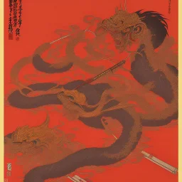 shogun, Ukiyo-e, red sun