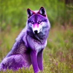 Purple wolf