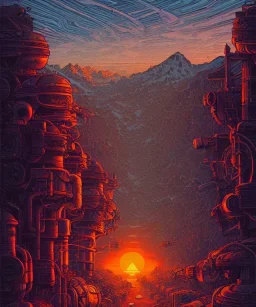 Camera. detailed, dan mumford, kilian eng, post-apocalyptic, oil on canvas