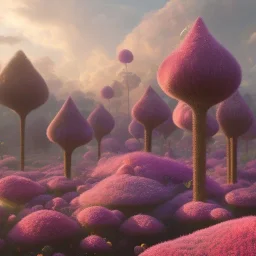 pixar style, volumetric pink sky environment and background, volumetric lighting, dramatic lighting, realistic painting of a strawberryjam glass, detailed digital painting, extreme dense and fine, anime, ornate, colour-washed colors, elegant, small minutiae, tiny features, particulars, centered, smooth, sharp focus, renderman gofur render, 8k, uhd, detailed eyes, realistic shaded volumetric lighting, caustics, backlight