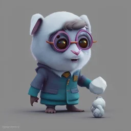 tiny cute {harry potter} toy, standing character, soft smooth lighting, soft pastel colors, studio ghibli background, skottie young, 3d blender render, polycount, modular constructivism, pop surrealism, physically based rendering, square image