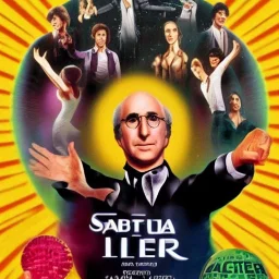 Saturday Night Fever Dream movie poster featuring Larry David