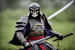 Samurai Skeletor. Photograph.