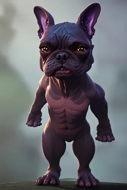 alien french bulldog musculature hulk body HD strong french bulldog hulk marvels Warcraft 64k