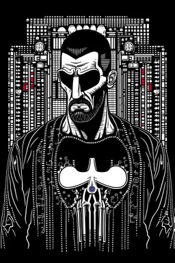 punisher sku;; steve jobs in the style of Hiroshi Nagai