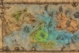 D&D map, fantasy map, fantasy world map