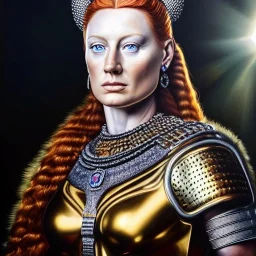 Ultra detailed fullbody Portrait in oil on canvas of Boudicca with armor,helmet,extremely detailed digital painting,ultrarealistic skin,intense stare, extremely detailed face, crystal clear eyes, mystical colors ,perfectly centered image, perfect composition, rim light, beautiful lighting,masterpiece ,8k, stunning scene, raytracing, anatomically correct, in the style of Simon Bisley and Ohrai Noriyoshi and robert e howard and Steve Jung and Wizyakuza and uncannyknack.