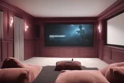 a dedicated home cinema room