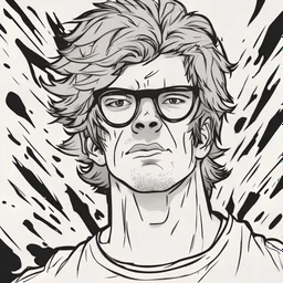 young man with bushy hair and stubble making an extremely irritated, disgusted and appalled face