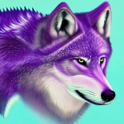 Purple wolf