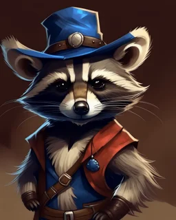 cowboy racoon