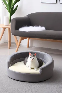 Cat best sale shaped couch