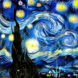 starry night sky