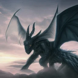 fantasy art, realism, 8k, Demon, bunny, dragon wings