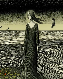 Woman. Edward Gorey