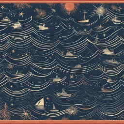 [vintage style scratches glitches] 1970s Nautical Cult and Sixties Era Hippies