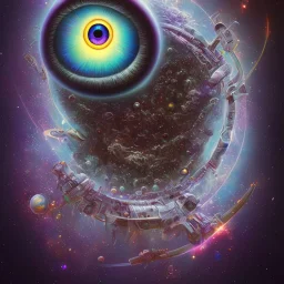 Cosmic in a eyeball