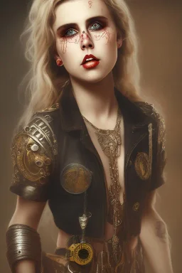 danish singer mø, high light , steampunk