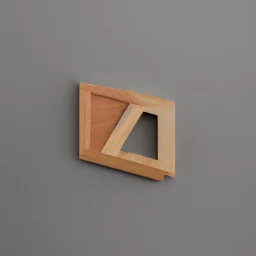 geometric toy, wood, person