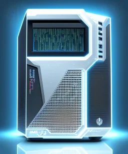 Cartoon logo of a retro computer|mdjrny-v4 style| symmetric| intricate detailed| to scale| hyperrealistic| cinematic lighting| digital art| concept art