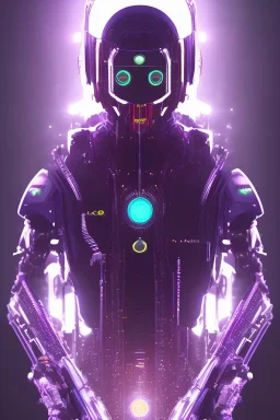 lionel messi style cyberpunk, purple tones, high lighting