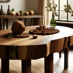 Chestnut-inspired table