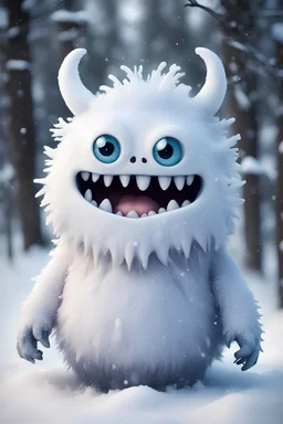 snow cute monster