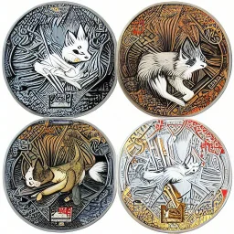 A magic Kitsune coin