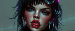 airbrush 3d rendering, mafia cyberpunk stylish lady dr smick Vex is now officially in stasis. No experiments. No clones. No accidental galaxy-ending breakthroughs.