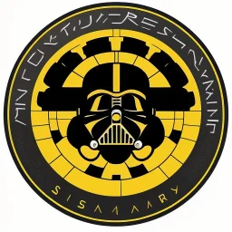 embossed Star Wars Logo