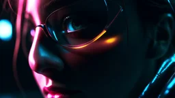 Photoreal magnificent neon vibes floating in a dream of extasy, as seen through a glass, by lee jeffries, photorealistic, bokeh masterpiece smooth shading, ultra detailed, high resolution, cinematic, unreal 6, subtle shadows, octane render, 8k, cinema 4d, HDR, dust effect, vivid colors