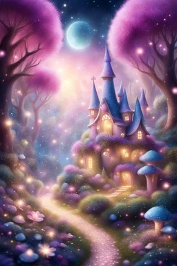 Glittery fairy land.