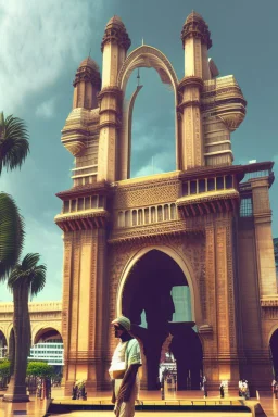 Modern futuristic Mumbai gateway of India