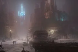 low town under city fantasy dungeon punk