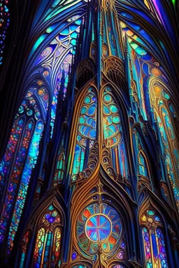 Cathedral beautiful, colorful, complex, detailed, elaborate, eldritch, expansive, ethereal, entangled, elemental, geometric, glowing, gossamer, iridescent, intricate, meticulous, mysterious, noctilucent, serene, radiant, polished