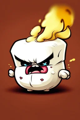 very angry marshmallow