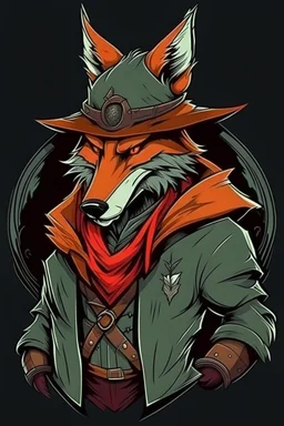 mysterius hunter with fox's mask like bloodborn style