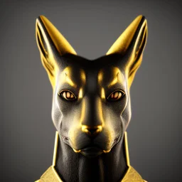 anubis black and gold