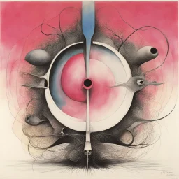 Welcome to the Machine, by Victor Pasmore and Stephen Gammell and Gerald Scarfe, abstract surreal horror, Pink_Floyd album art, dramatic, color splash, weirdcore