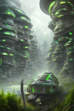 tech future city green
