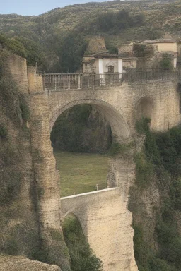 The bridge of Ronda Spain