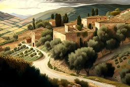 landscape, spain, detailed