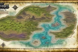 D&D map, fantasy map, fantasy world map