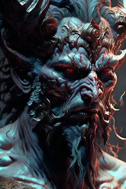 demon zeus , trending on artstation, sharp focus, studio photo, intricate details, highly detailed, by greg rutkowski