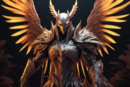 grendel in 8k solo leveling shadow artstyle, ra them, neon effect, big white wings, feathers, full body, apocalypse, intricate details, highly detailed, high details, detailed portrait, masterpiece,ultra detailed, ultra quality