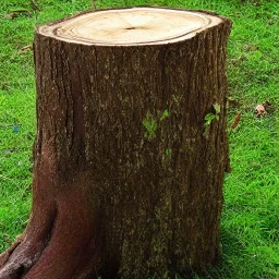 watery magical tree stump