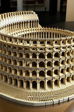 colosseum made out of 3 blocks