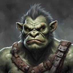dnd, portrait of troll