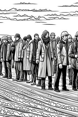 people stranded with nothing